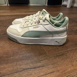Puma Neutral Sneakers White/Cream/Green Women’s